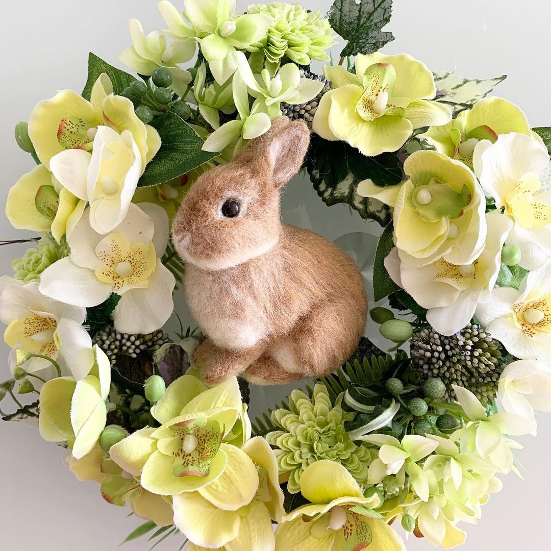 【S】Custom Needle Felted Rabbit, Custom Felt Rabbit, Pet Portrait, Needle Felted Animals, Pet Memorial, Rabbit Lover Gift